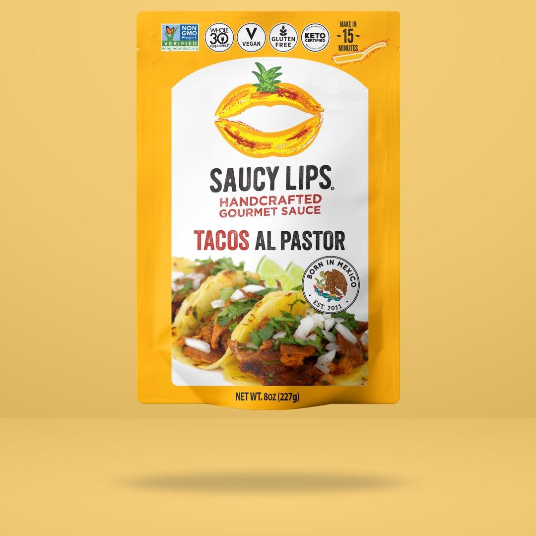 Street - Style Al Pastor Sauce - Saucy Lips Foods - Authentic Sauce Flavors from the Heart of México